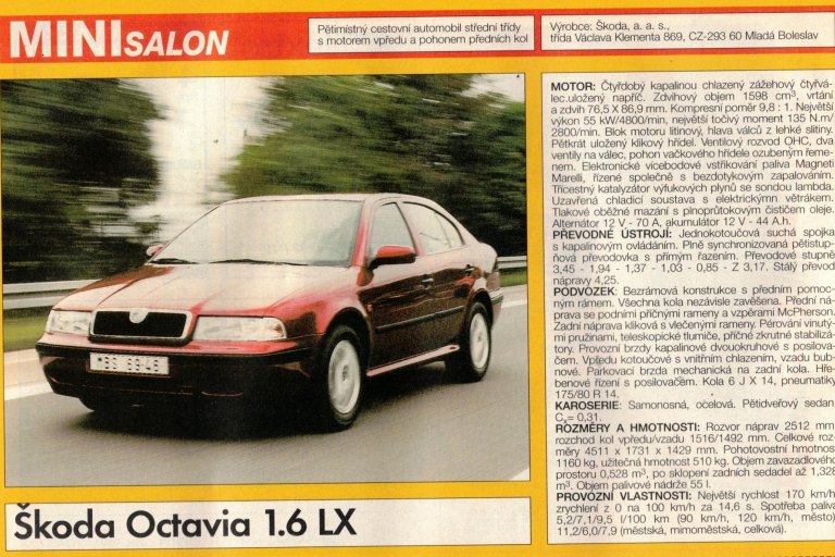 Škoda Octavia 1996-2000 - foto č. 1