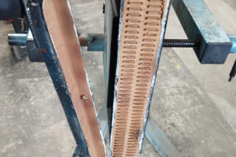 chladič Škoda MB - uchycení a rozmontování vaniček od jádra - foto č. 6